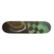 A cuadros tabla de patinar