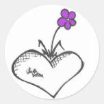 A Flor Roxa Adesivos