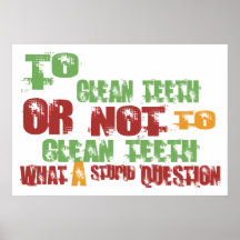 A los dientes limpios poster