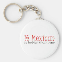 A medias mexicano llavero