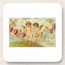 A mis Cupids de la tarjeta del día de San Valentín Posavasos De Bebida
