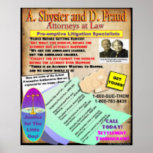 A. Trapisondista y poster de D. Fraud Legal