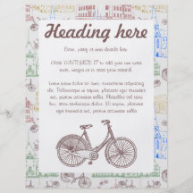 Aarhus de ciclo, personalizable tarjetones