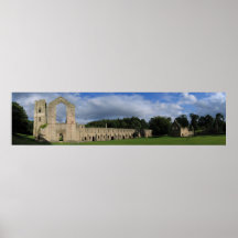 Abadía North Yorkshire Inglaterra de las fuentes Posters