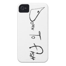 Abajo para pescar el caso del iPhone Case-Mate iPhone 4 Cobertura