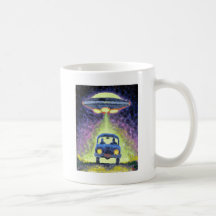 Abducción del extranjero del zombi taza