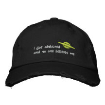 Abducción extranjera gorras bordadas