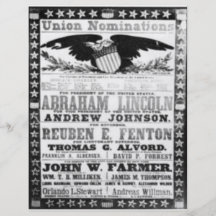 Abe Lincoln Flyer A Todo Color