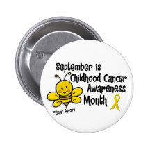 Abeja 1,3 del mes de la conciencia del cáncer de l pin