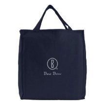 Abeja Baw Bolsa De Mano Bordada