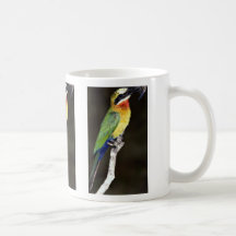 Abeja-Comedor de pecho blanco Taza