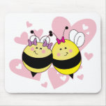 Abeja de BFF Alfombrillas De Raton