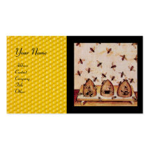 ABEJA DE LA MIEL, APICULTURA TARJETA DE NEGOCIO