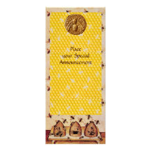 ABEJA de la MIEL, monograma de la APICULTURA Anuncio Personalizado