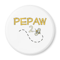 Abeja de Pepaw 2 imanes by pb_grandparents Abeja de Pepaw 2 imanes