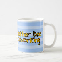 abeja de trabajador - carpintero taza de café