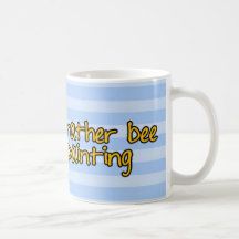 abeja de trabajador - pintor taza
