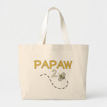 Abeja del Papaw 2 Bolsas Lienzo