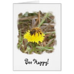 ¡Abeja feliz! Tarjetas