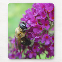 Abeja hambrienta tapetes de raton