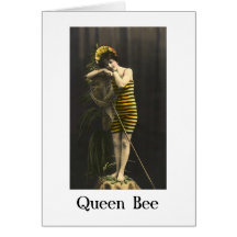 Abeja reina tarjeton