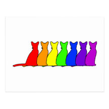 Abisinio del arco iris postales
