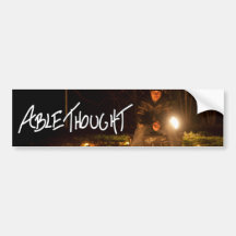 AbleThoughtBumperUFO Etiqueta De Parachoque