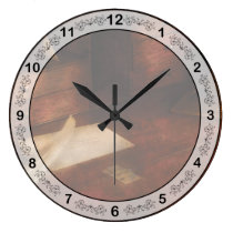 Abogado - el escritorio de los escritores reloj de pared