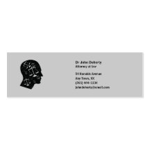 ABOGADO EN la LEY - tarjeta de visita