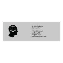 ABOGADO EN la LEY - tarjeta de visita