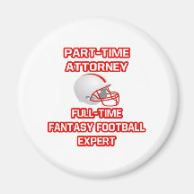 Abogado. Experto del fútbol de la fantasía Imán De Frigorífico