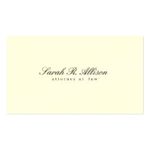 Abogado minimalista elegante color nata plantillas de tarjetas de visita