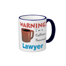 Abogado privado cafeína taza