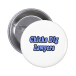 Abogados 2 del empuje de los polluelos pin