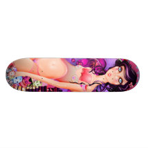 Abra al chica del libro patineta personalizada