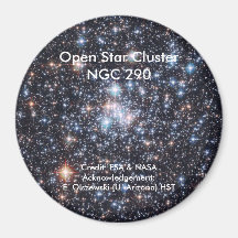 Abra el cúmulo de estrellas NGC 290 Imán De Frigorífico