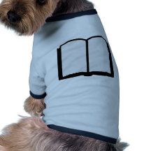 Abra el icono del libro camisetas mascota