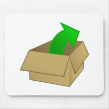 Abra la caja tapetes de raton