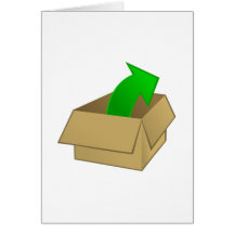 Abra la caja tarjeta