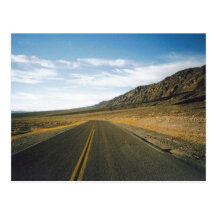 Abra la carretera Death Valley Postal