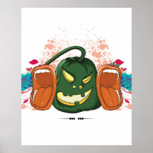 abra y diga el diseño retro del vector de HALLOWEE Impresiones