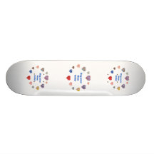 Abrace a su mamá tablas de patinar