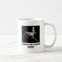 Abrace el Centaur dentro (el esqueleto) Tazas