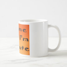 Abráceme que soy lindo tazas