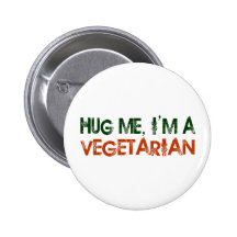 Abráceme que soy un vegetariano pins