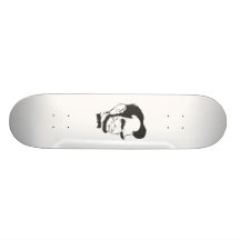 Abraham Lincoln (blanco y negro) Patines