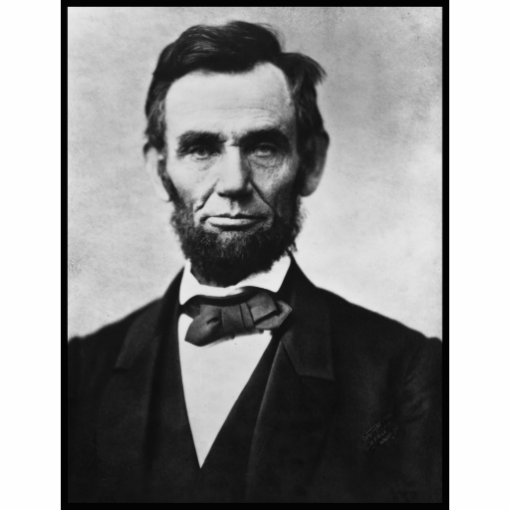 Abraham Lincoln, escultura de la foto Esculturas Fotográficas