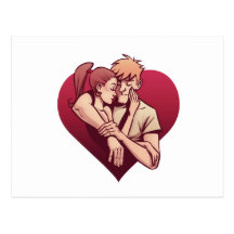 Abrazo del amor tarjetas postales