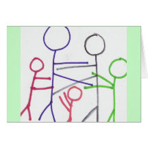 abrazo del grupo felicitación