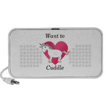 Abrazo divertida del unicornio notebook altavoz
